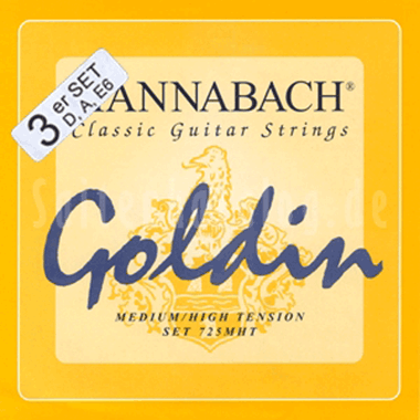 Hannabach 7257 MHT GOLDIN 3-Bass Set