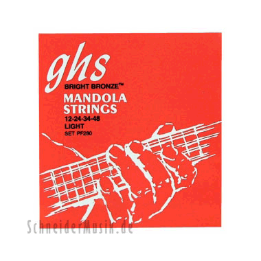 GHS PF 280 Mandola BRIGHT BRONZE cc-gg-dd'-aa'