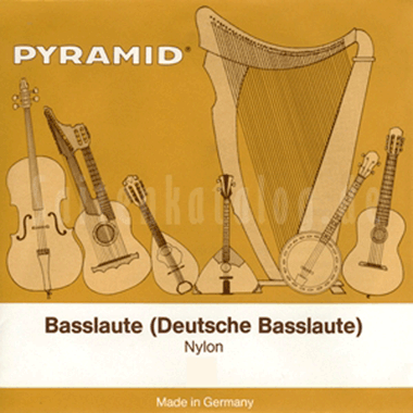 Pyramid German Bass Lute Nylon 10- strings