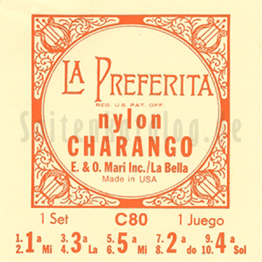 La Bella C80 Charango Nylon 5-chörig