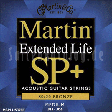 Martin MSPLUS3200 SP Studio Performance+ Coated 80/20 Bronze M