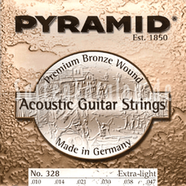 Pyramid Acoustic Guitar "Premium Bronze", extra light