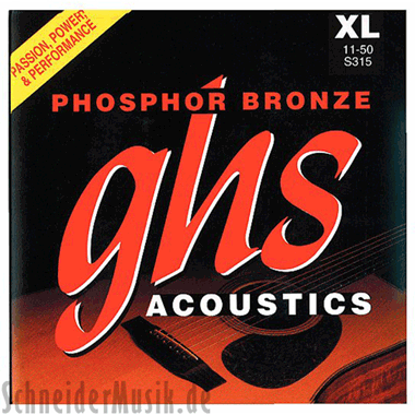 GHS PB 605 12STR Phosphor Bronze
