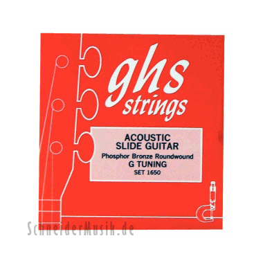 GHS 1650 Acoustic Slide Guitar