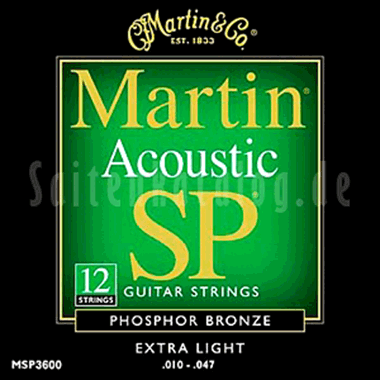 Martin MSP3600 SP Studio Performance 80/20 Bronze XL 12-string