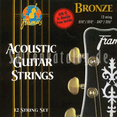 Framus 48240 Bronce 12-cuerdas (2x G-6)