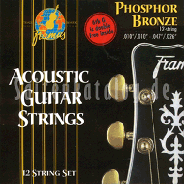 Framus 47240 Phosphor Bronze 12-string (2x G-6)