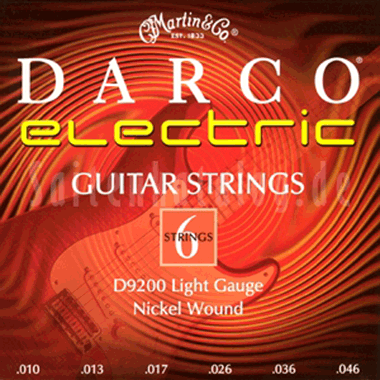 Darco by Martin D9200 Jazz Nickel Wound Electric Guitar L