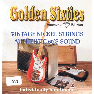 Golden Sixties 8501 Diamond Edition, Vintage Nickel (2x G3 plain/wound)
