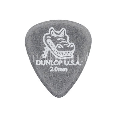 Dunlop 417 Plektren GATOR GRIP STANDARD black 2.00 mm