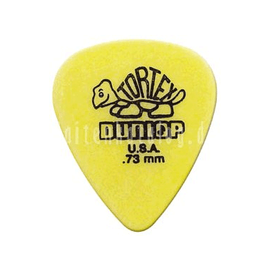 Dunlop 418 Plektren TORTEX STANDARD Big Pack yellow 0.73 mm
