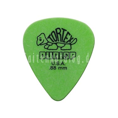 Dunlop 418 Plektren TORTEX STANDARD Big Pack green 0.88 mm