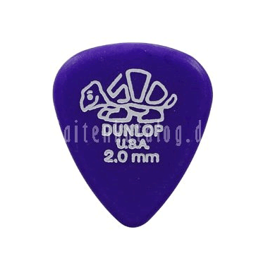 Dunlop 41 Plektren DELRIN 500 STANDARD dark violett 2.00 mm