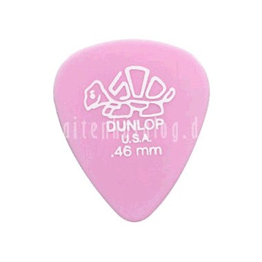 Dunlop 41 Plektren DELRIN 500 STANDARD light pink 0.46 mm