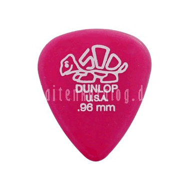 Dunlop 41 Plektren DELRIN 500 STANDARD dark pink 0.96 mm