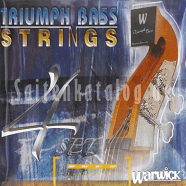 Warwick Triumph Bass Strings 4-string, 1/2 Scale .049 .063 .081 .107  - Satz / Triumph Bass