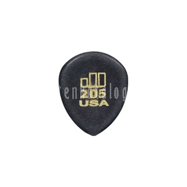 Dunlop 205 Plektren JD JAZZTONES black. small/medium