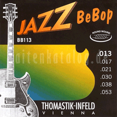 Thomastik BB113 JAZZ BeBop, Nickel Roundwound, medium light