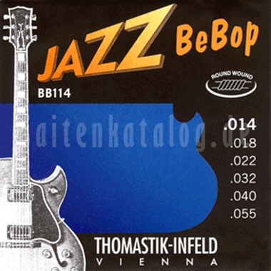 Thomastik BB114 JAZZ BeBop, Nickel Roundwound, medium
