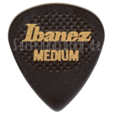 Ibanez BPA16MR-BK GRIP WIZARD Rubber Grip Picks 0.8mm Medium - black