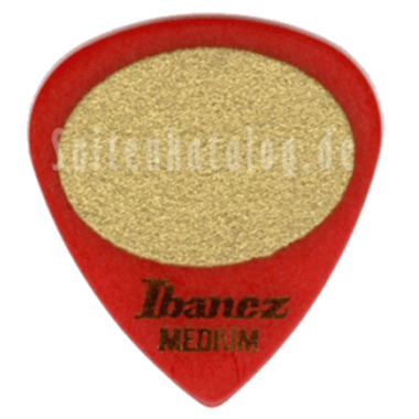 Ibanez BPA16MS-RD GRIP WIZARD Sand Grip Picks 0.8mm Medium - red