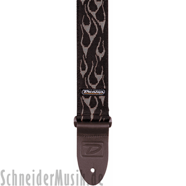 Dunlop D38-11GY Guitar Strap D 38 Nylon Flambé