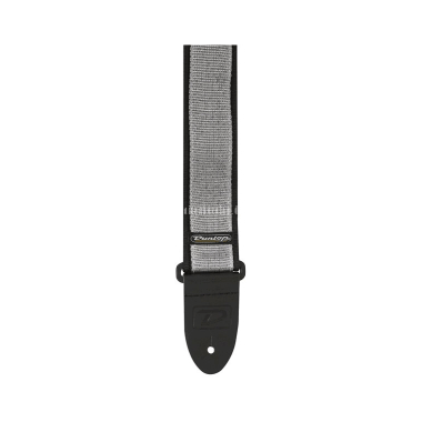 Dunlop D38-18SV Correas para Guitarras D 38 Nylon Glam Silver
