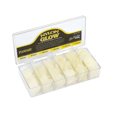 Dunlop 446 Plektren NYLON GLOW STANDARD Dealers Pack