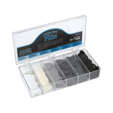 Dunlop 444 Plektren GAUGED NYLON FINS Dealers Pack