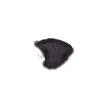 Dunlop 444 Plektren GAUGED NYLON FINS Big Pack black 1.07 mm