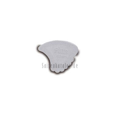 Dunlop 444 Plektren GAUGED NYLON FINS Big Pack light grey 0.67 mm