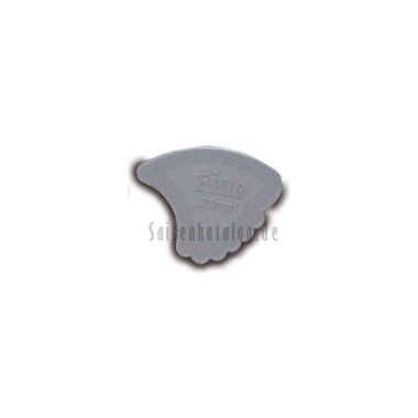 Dunlop 444 Plektren GAUGED NYLON FINS Big Pack grey 0.80 mm