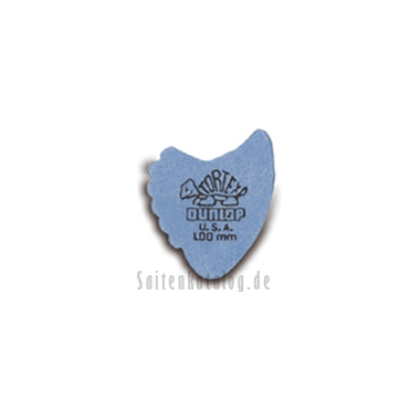 Dunlop 414 Plektren TORTEX FINS blue 1.00 mm