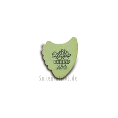 Dunlop 414 Púas TORTEX FINS verdes 0.88 mm