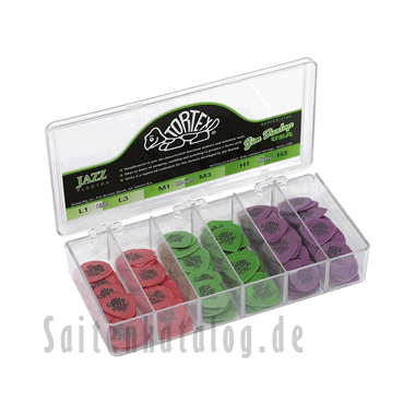 Dunlop 472 Plektren TORTEX JAZZ Dealers Pack