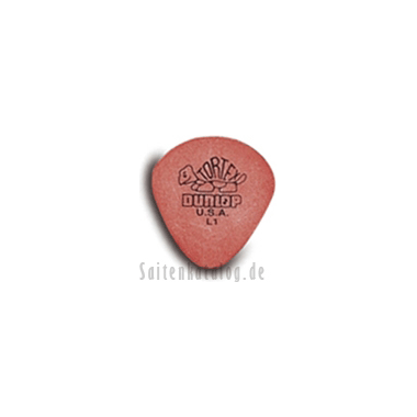 Dunlop 472 Plektren TORTEX JAZZ light red rund