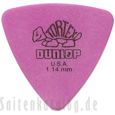 Dunlop 431 Plektren TORTEX TRIANGLE violett 1.14 mm