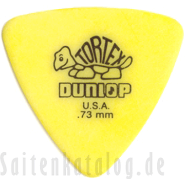 Dunlop 431 Plektren TORTEX TRIANGLE Big Pack yellow 0.73 mm