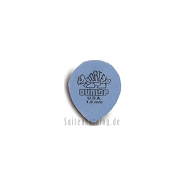 Dunlop 413 Plektren TORTEX TEAR DROP blue 1.00 mm