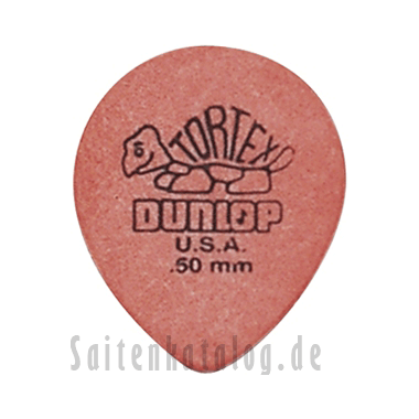 Dunlop 413 Plektren TORTEX TEAR DROP red 0.50 mm