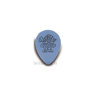 Dunlop 423 Plektren TORTEX SMALL TEAR DROP Big Pack blue 1.00 mm