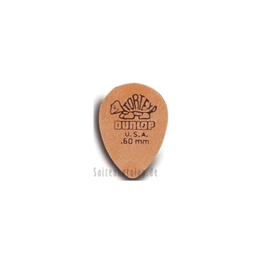 Dunlop 423 Plektren TORTEX SMALL TEAR DROP Big Pack orange 0.60 mm