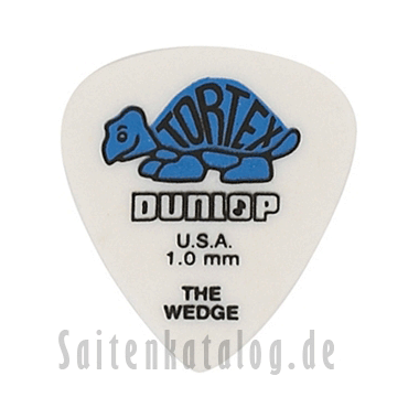 Dunlop 424 Plektren TORTEX WEDGE Players blue 1.00 mm