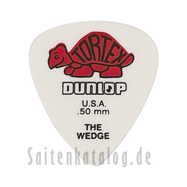 Dunlop 424 Plektren TORTEX WEDGE Players red 0.50 mm