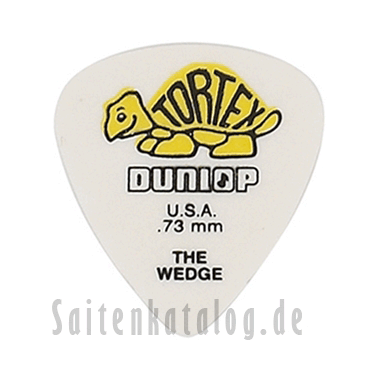Dunlop 424 Plektren TORTEX WEDGE Players yellow 0.73 mm