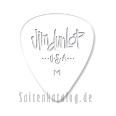 Dunlop 483 Picks GENUINE CELLULOID CLASSIC white, Thin