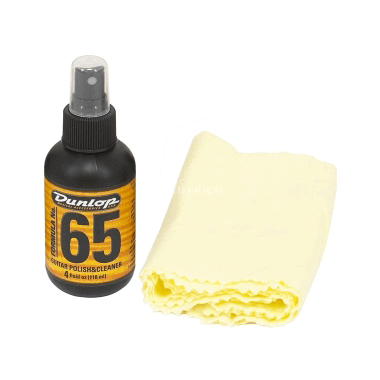 Dunlop 654C Guitar Polish & Cleaner with cloth. 1 piece