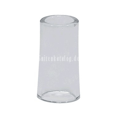 Dunlop 235 Pyrex Glass Slide Flare thinner. 23x32x69mm