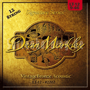 Dean Markley 2202 LT 12-cuerdas Bronce Acoustic