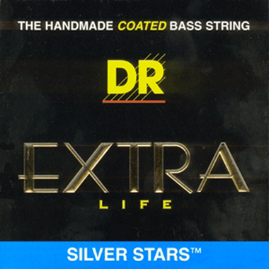 DR SIB6-30 EXTRA LIFE Silver Stars Medium 6-string